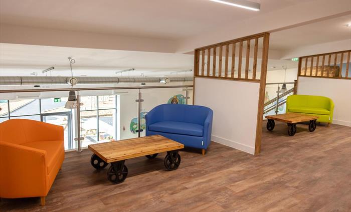 Play Barn, seating area
